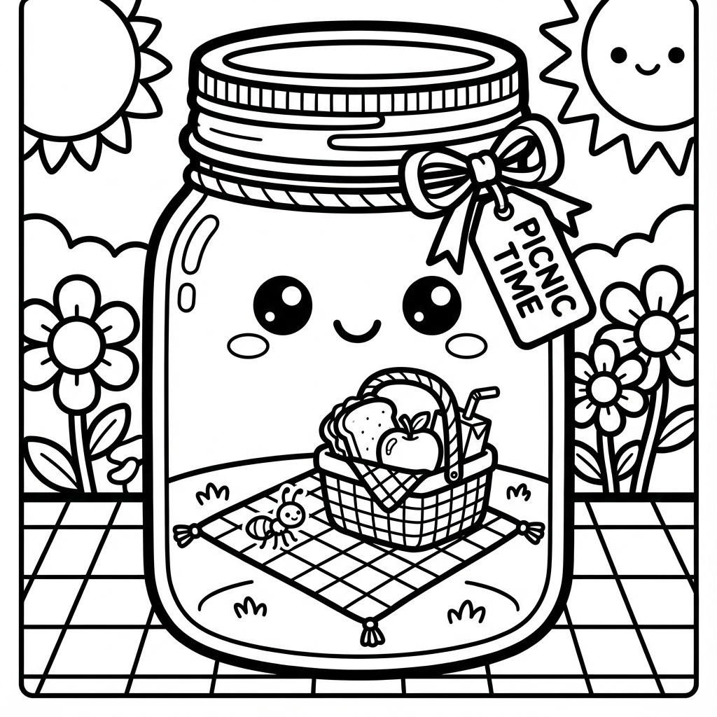 Lavender dreams perfume bottle with butterflies, a large outline coloring pages design.